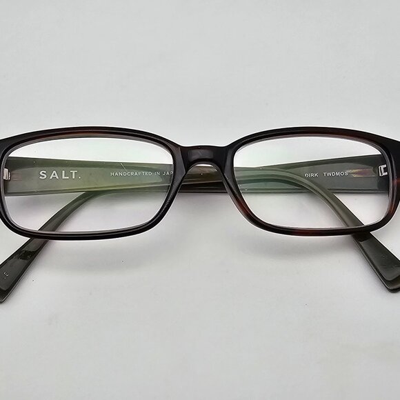 Salt Optics Dirk Tweed Moss Eyeglasses Frame w/ Case Japan 52-17-140 - Picture 11 of 16